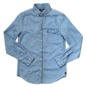 Vineyard Vines Chambray Crosby Slim Fit Button-Down Shirt Women's XS